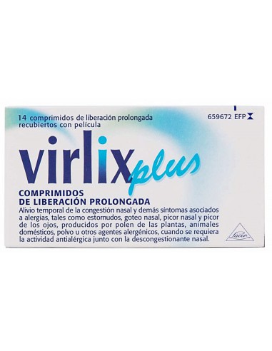 VIRLIX PLUS 5 MG/120 MG 14...