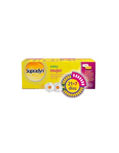 SUPRADYN ACTIVO MUJER 21+7 COMPRIMIDOS