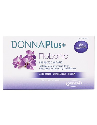 DONNA PLUS + FLOBORIC CAPSULAS...