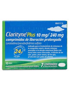 CLARITYNE PLUS 10/240 MG 7...