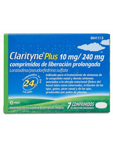 CLARITYNE PLUS 10 mg/240 mg 7...