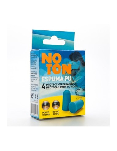 TAPONES OIDOS ESPUMA PU NOTON 4 UNIDADES