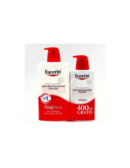EUCERIN PIEL SENSIBLE PH-5 LOCION 1 L + 400 ML REGALO