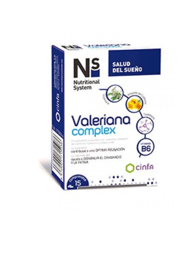 NS VALERIANA COMPLEX COMPRIMIDOS 15...