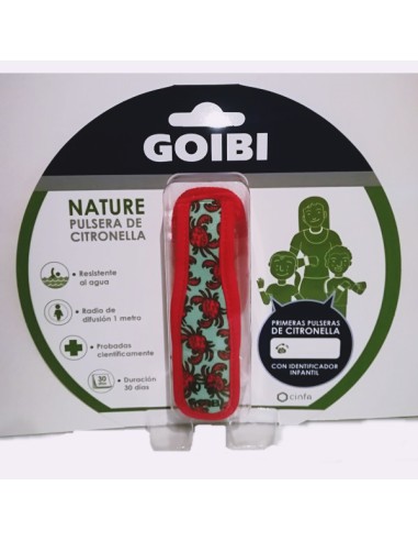 GOIBI PULSERA ANTIMOSQUITOS CANGREJOS