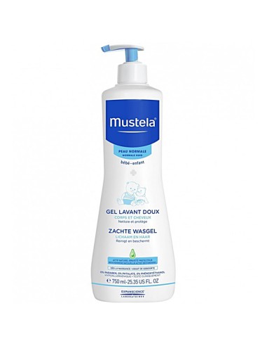 MUSTELA GEL DE BAÑO SUAVE 1 ENVASE...