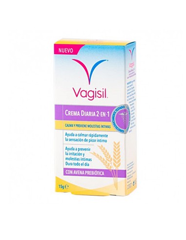 VAGISIL CREMA DIARIA 2 EN 1 15 G