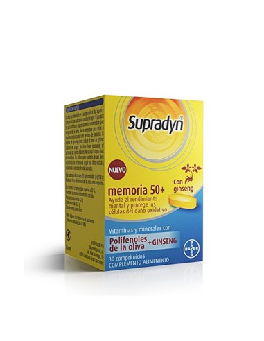 SUPRADYN MEMORIA 50+ 30 COMPRIMIDOS