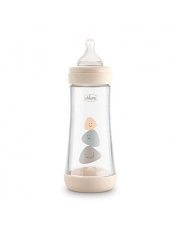BIBERON PLASTICO T SILICONA CHICCO...