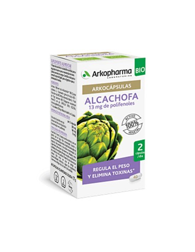 ARKOCAPSULAS ALCACHOFA BIO 80 CAPSULAS