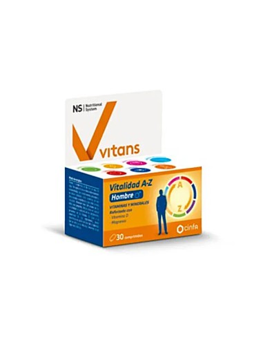 NS VITANS VITALIDAD A-Z HOMBRE 30...
