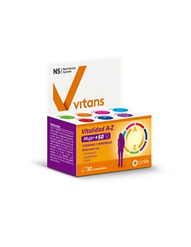 NS VITANS VITALIDAD A-Z MUJER 30...