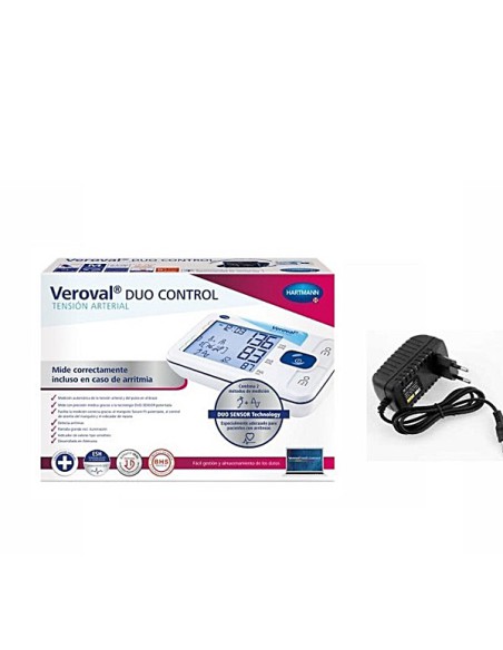 TENSIOMETRO AUTOMATICO DE BRAZO VEROVAL DUO CONTROL TALLA MEDIANA 1 UNIDAD