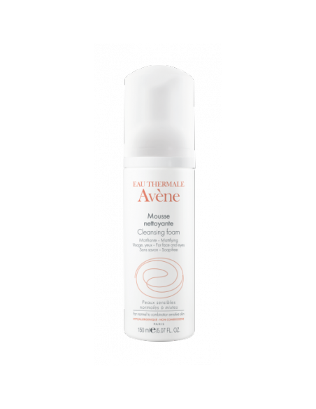 AVENE ESPUMA LIMPIADORA 1 ENVASE 150 ml
