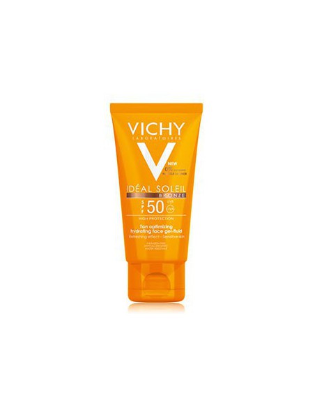 IDEAL SOLEIL SPF 50 GEL OPTIMIZADOR DEL BRONCEAD 1 ENVASE 50 ml