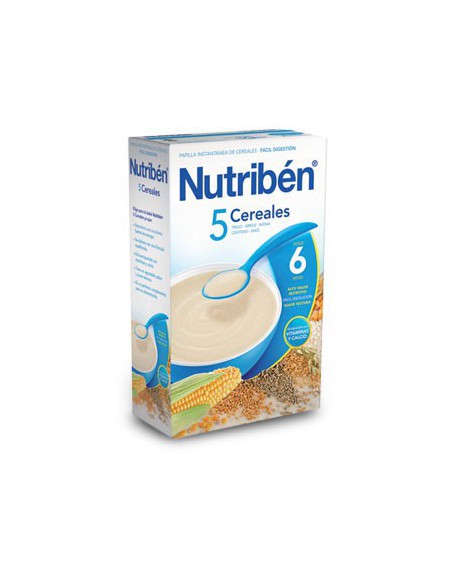 NUTRIBEN 5 CEREALES 1 ENVASE 600 G