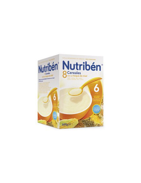 NUTRIBEN 8 CEREALES Y MIEL 1 ENVASE 600 g