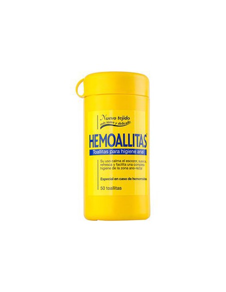 HEMOALLITAS HIGIENE ANAL 50 TOALLITAS