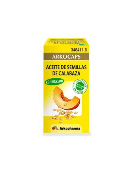 ARKOCAPSULAS ACEITE DE SEMILLAS DE CALABAZA BIO 50 CAPSULAS