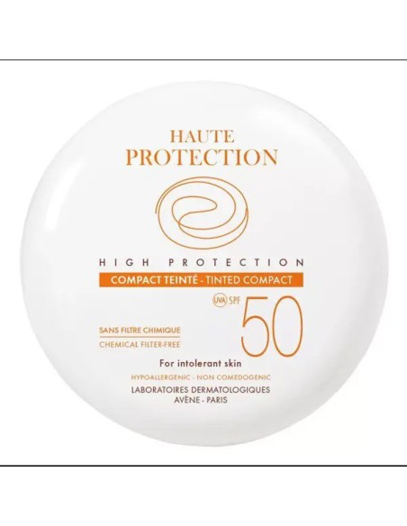 AVENE SPF 50 COMPACTO OIL FREE 1 ENVASE 10 G COLOR DORADO