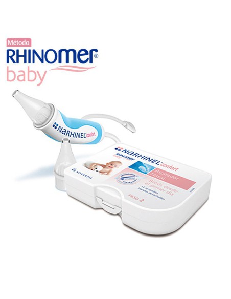 ASPIRADOR NASAL RHINOMER BABY 1 UNIDAD + 2 RECAMBIOS