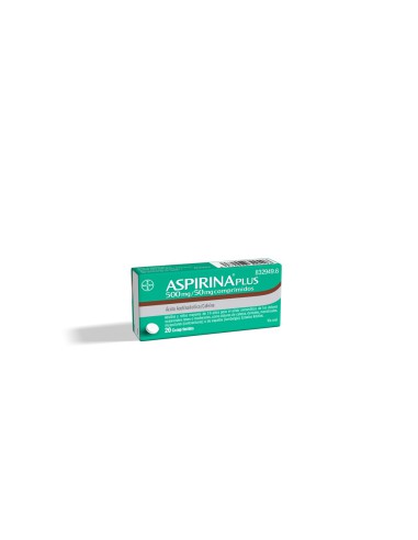 ASPIRINA PLUS 500 mg/50 mg 20...