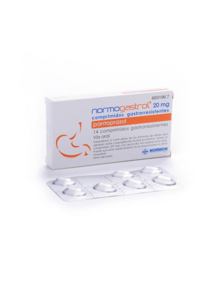 NORMOGASTROL EFG 20 MG 14 COMPRIMIDOS GASTRORRESISTENTES