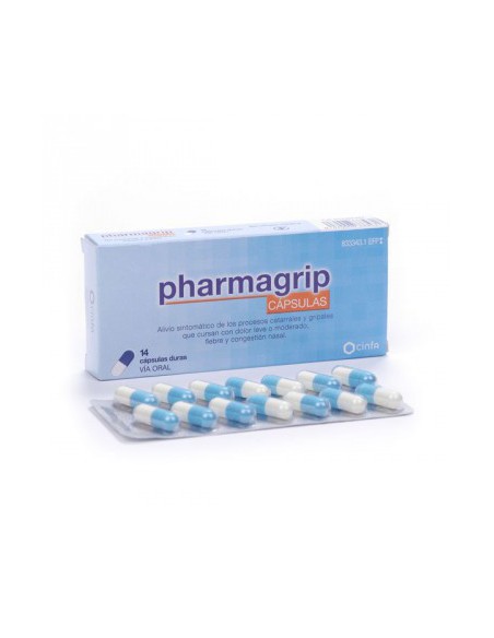 PHARMAGRIP CONGESTION Y SECRECION NASAL 14 CAPSULAS