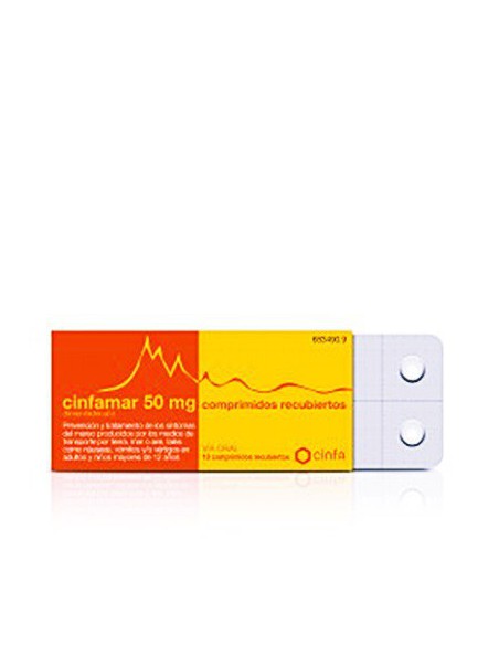 CINFAMAR 50 MG 10 COMPRIMIDOS RECUBIERTOS
