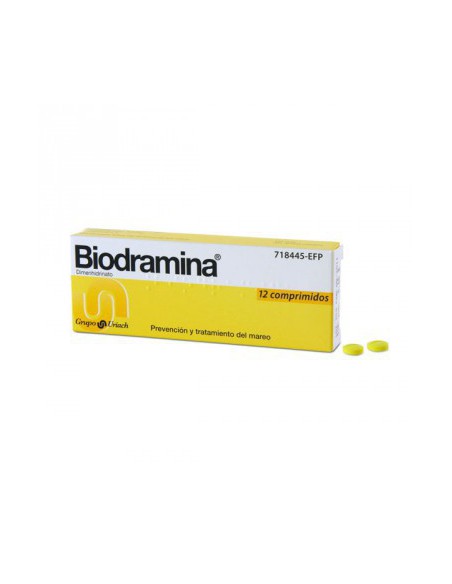 BIODRAMINA 50 MG 12 COMPRIMIDOS