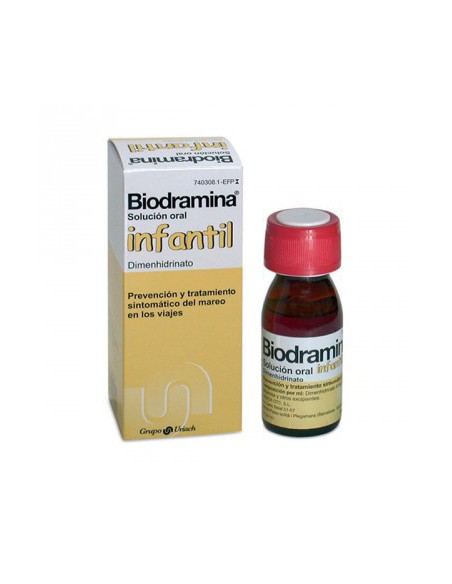 BIODRAMINA INFANTIL 4 mg/ml SOLUCION ORAL 1 FRASCO 60 ml