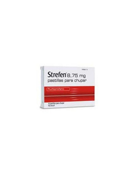 STREFEN 8,75 MG 16 PASTILLAS PARA CHUPAR (SABOR MIEL Y LIMON)