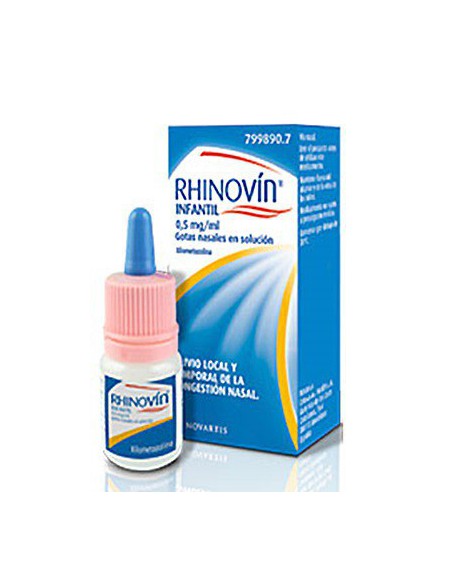 RHINOVIN KIDS 0,5 mg/ml GOTAS NASALES EN SOLUCION 1 FRASCO 10 ml