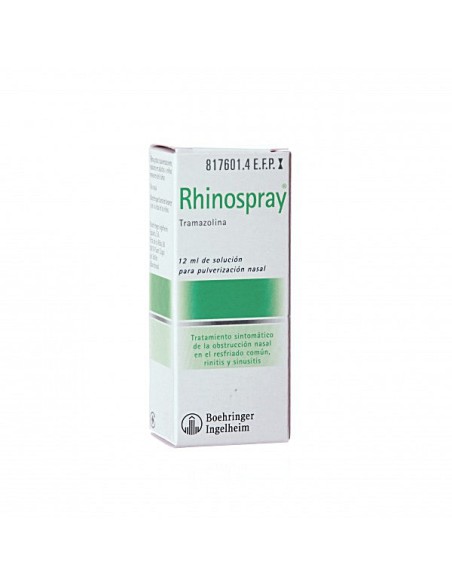 RHINOSPRAY 1,18 mg/ml SOLUCION PARA PULVERIZACION NASAL 1 FRASCO 12 ml