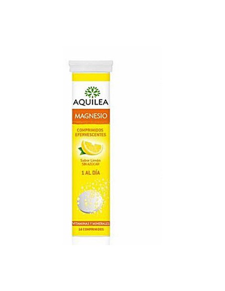 AQUILEA MAGNESIO 375 mg 14 COMPRIMIDOS EFERVESCENTES SABOR LIMON