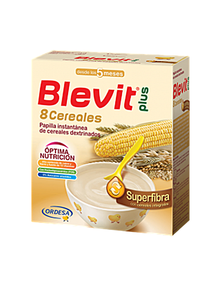 BLEVIT PLUS SUPERFIBRA 8 CEREALES 1 ENVASE 600 G