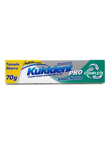 KUKIDENT FIJACION TODO EL DIA PRO NEUTRO 1 ENVASE 70 g SIN SABOR
