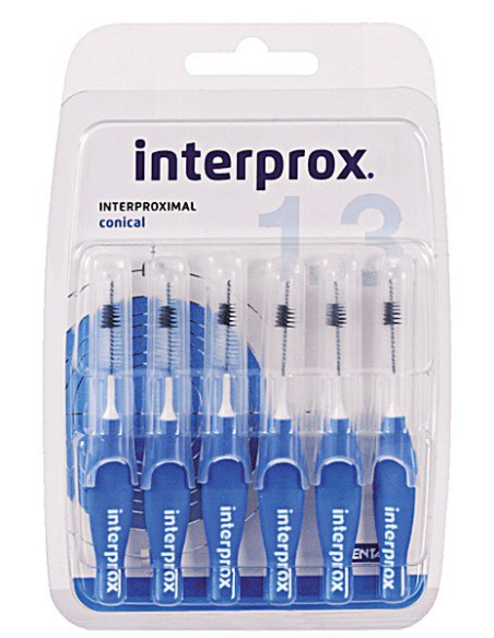 CEPILLO ESPACIO INTERPROXIMAL INTERPROX CONICO 6 UNIDADES