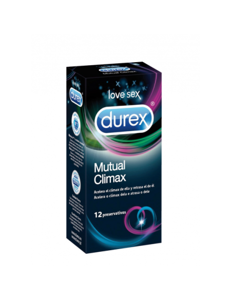 DUREX MUTUAL CLIMAX PRESERVATIVOS 12 UNIDADES