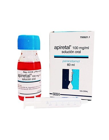 APIRETAL 100 MG/ML SOLUCION ORAL 60 ML