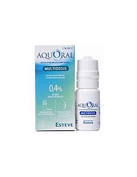 AQUORAL GOTAS HUMECTANTES C/ A HIALURONICO 0.4% MULTIDOSIS 10 ML