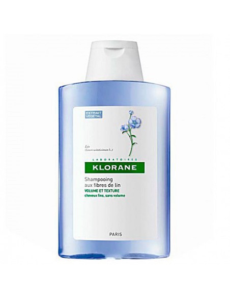 KLORANE CHAMPU A LAS FIBRAS DE LINO 400 ML