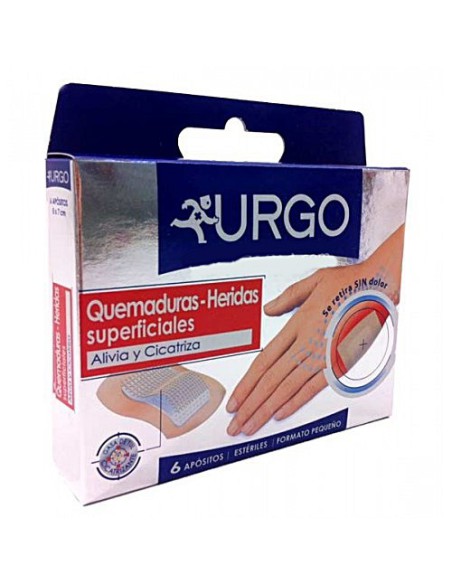 URGO QUEMADURA HIDROCOLOIDE 6 UNIDADES