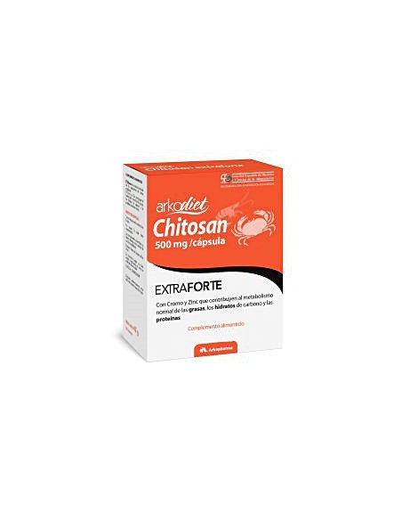 CHITOSAN EXTRAFUERTE 500MG+CROMO 30 CAPSULAS
