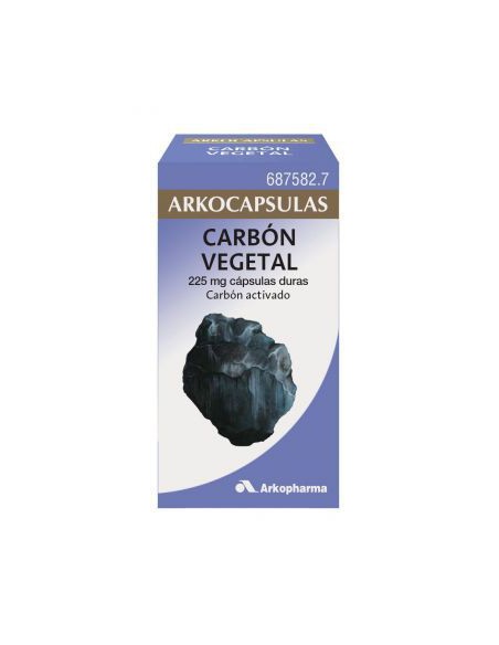 ARKOCAPSULAS CARBON VEGETAL 225 MG 50 CAPSULAS