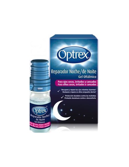 OPTREX REPARADOR DE NOCHE GEL OFTALMICO ESTERIL 10 ML