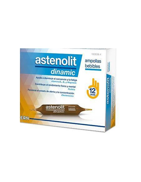 ASTENOLIT DINAMIC AMPOLLAS BEBIBLES 12 AMP