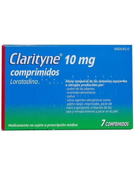 CLARITYNE 10 MG 7 COMPRIMIDOS