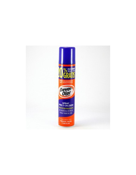 DEVOR OLOR DESODORANTE ANTITRASPIRANTE PIES Y CALZADO SPRAY 180 ML