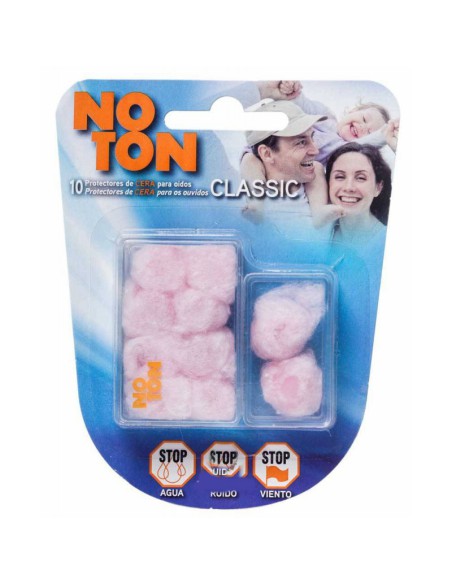 TAPONES OIDOS CERA ALGODON NOTON 10 U CAJITA DE 2 + CAJITA DE 8